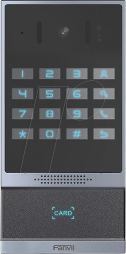 Interphone SIP Fanvil I64 - Interphone IP Professionnel Couleur Noir