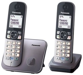 Panasonic KX-TG6812PDM telefon DECT + dodatkowa słuchawka