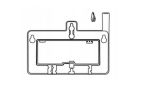 Naścienny uchwyt mocujący do MP50, MP54