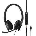 Epos ADAPT 165T USB-C II słuchawka na dwoje uszu, jack 3,5 mm (1000906)