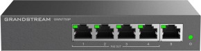 Grandstream GWN 7700P 5xGbE, 4xPOE, niezarządzalny switch